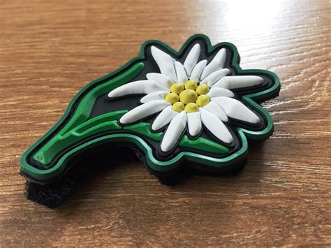 3D Rubberpatch EDELWEISS | patch-werk