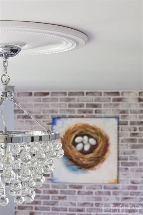 Easy Budget Friendly Ceiling Medallions Simple Diy Big Impact In