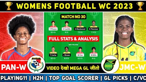 PAN W Vs JMC W Football Dream11 Prediction Panama Women Vs Jamaica