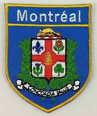 Montreal City Coat Of Arms COA Shield Crest Patch Embroidered Iron On Sew On | eBay