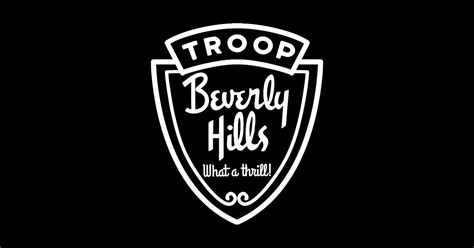 Troop Beverly Hills Troop Beverly Hills Sticker Teepublic