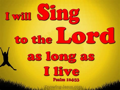 Psalm 10433 Sing To The Lord While I Live Red