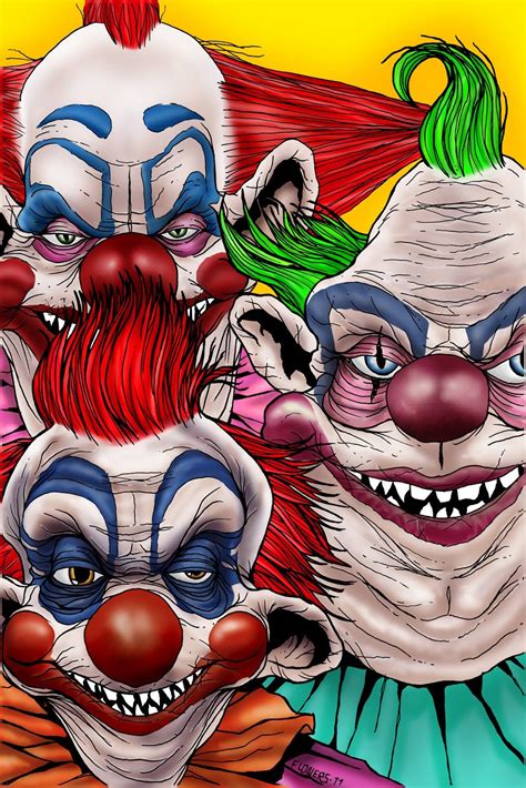 Drawings Of Killer Clowns