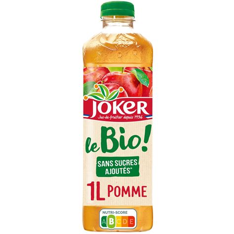 Nectar Pomme Base De Jus Concentr Sans Sucres Ajout S Bio Joker La