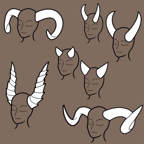 Foam horns pattern collection - 7 patterns and Instruction Ebook - Pretzl Cosplay