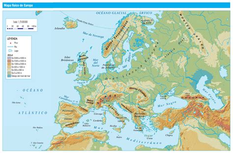 Mapa F Sico De Europa Sopa