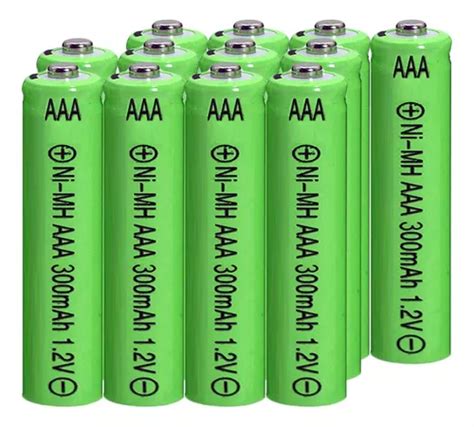 12 Packs 1 2v Aaa 300mah Nimh Pilas Recargables Lámpar MercadoLibre