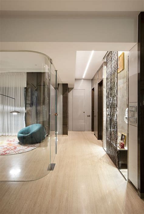 Mumbai Luxe Finishes Metallic Tones And An Open Plan Sets This Flat