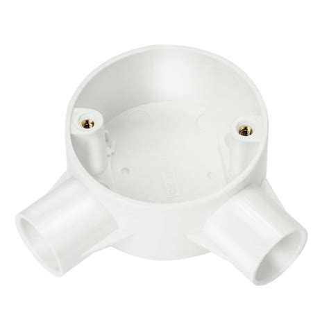 Centaur 20mm PVC Conduit Angle Box White Sold In 1 S 20 CRB 4W CEF