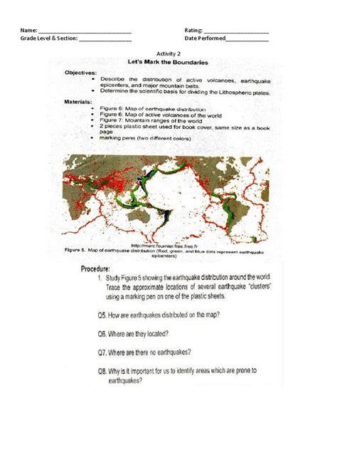 Activity 2 Lets Mark Boundaries Pdf