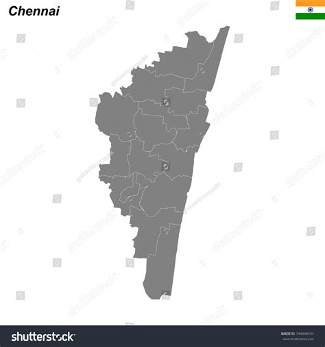 883 Chennai Map Images Stock Photos And Vectors Shutterstock