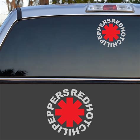 Jual Stiker Kaca Mobil Band Musik Red Hot Chili Peppers Car Decal Sticker Shopee Indonesia