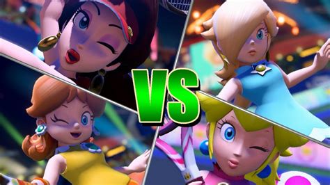 Mario Tennis Aces Pauline Daisy Rosalina Peach [pauline Gameplay