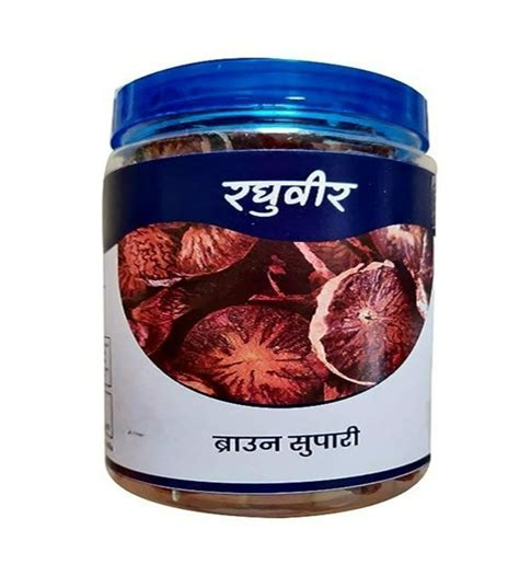 100gm Raghuvir Brown Supari Roasted Supari Sweet Packaging Size