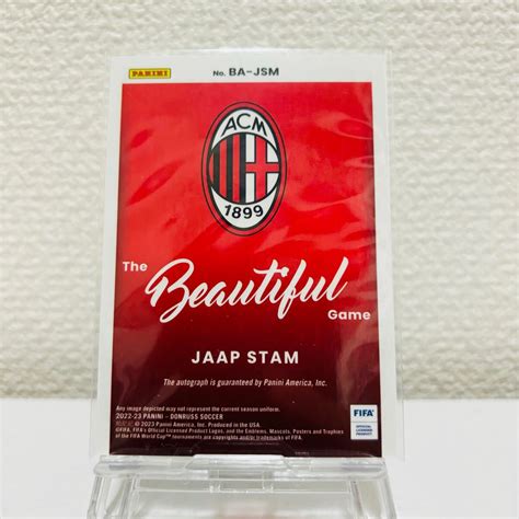 Yahoo Panini Donruss Soccer Beautiful Game Jaap Sta