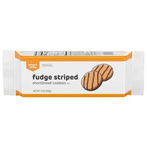 Smart Way Fudge Striped Shortbread Cookies 13 Oz Frys Food Stores