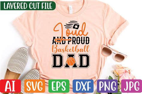 Loud And Proud Basketball Dad Graphic By Creative Creator Creative