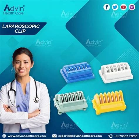 Laparoscopic Clip Disposable Hemolok Polymer Ligation Clips For