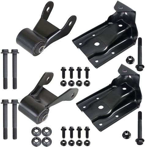 Bst Bssp 722 032 722 029 Rear Leaf Spring Hanger Bracket Shackle Kit Compatible With