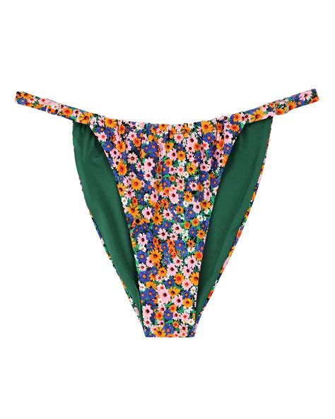 Buy Weworewhat Ruched Floral Bikini Bottoms Multi At Off