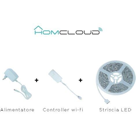 Homcloud 3M Wi Fi RGB Warm White Dimmable LED Strip Kit