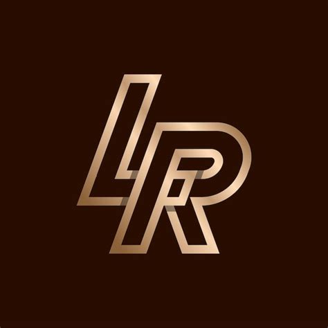 Premium Vector Initial Letter Lr Or Rl Logo Monogram Logo Letter L