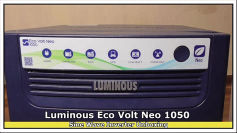 Luminous Eco Volt Neo 1050 Sine Wave Inverter For Home Office And