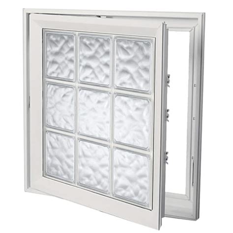 Hy Lite 21 In X 45 In Left Hand Acrylic Block Casement Vinyl Window