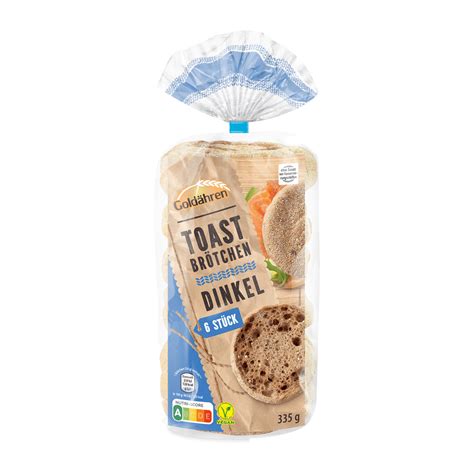 GOLDÄHREN Toastbrötchen Dinkel günstig bei ALDI Nord