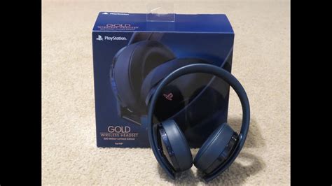 Playstation Gold Wireless Headset Million Limited Edition Youtube