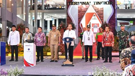 Presiden Jokowi Resmikan Sekaligus Tiga Terminal Tipe A