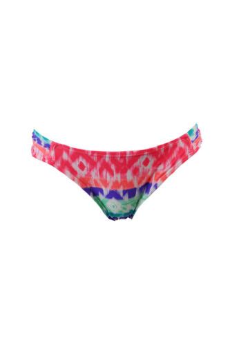 Hula Honey Multi Printed Side Tab Bikini Bottom Xs Ebay