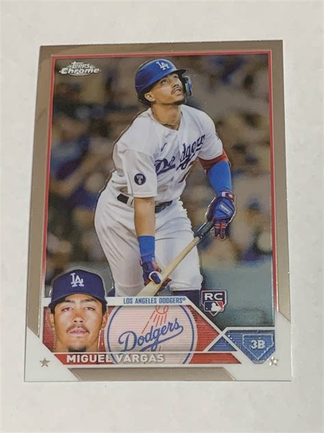 Yahoo オークション MIGUEL VARGAS 2023 TOPPS CHROME RC DODGERS