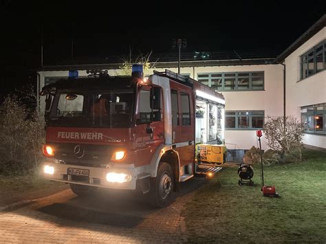 Ausleuchten Von Einsatzstellen Feuerwehr Bad Wildungen