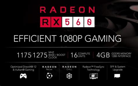 AMD lanza al mercado tarjetas gráficas RX 560 de menor rendimiento sin