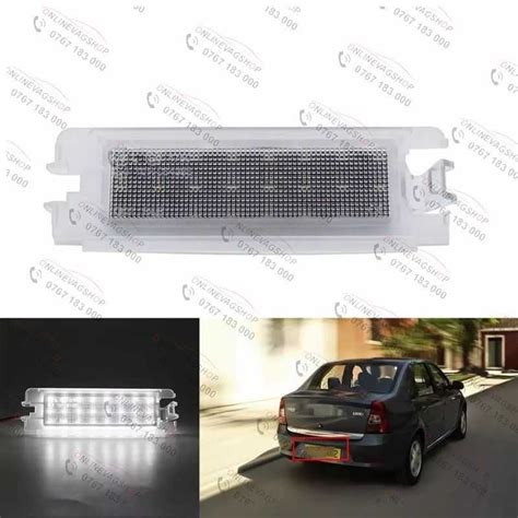 Lampa Led Numar Dacia Logan Sandero Stepway Ii Renault Clio