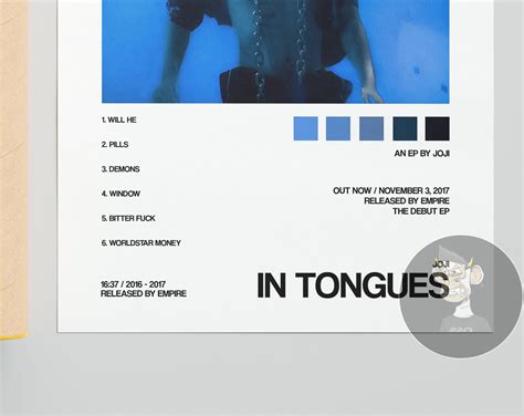 Joji in Tongues Album Cover Poster - Etsy