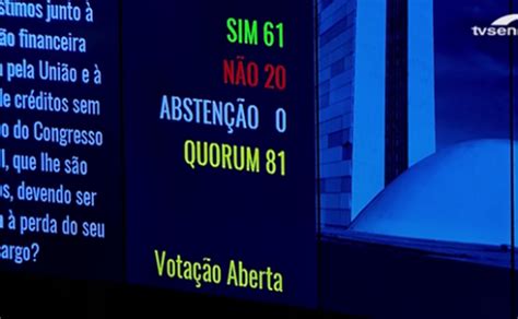 Veja como votaram os senadores em cada uma das votações Coroatá Acontece