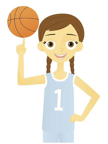 Royalty Free Girls Basketball Clip Art Vector Images And Illustrations