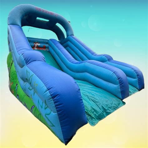 Big Slide Bouncy Castle With Slide Package Hire In Uk Big Bounce