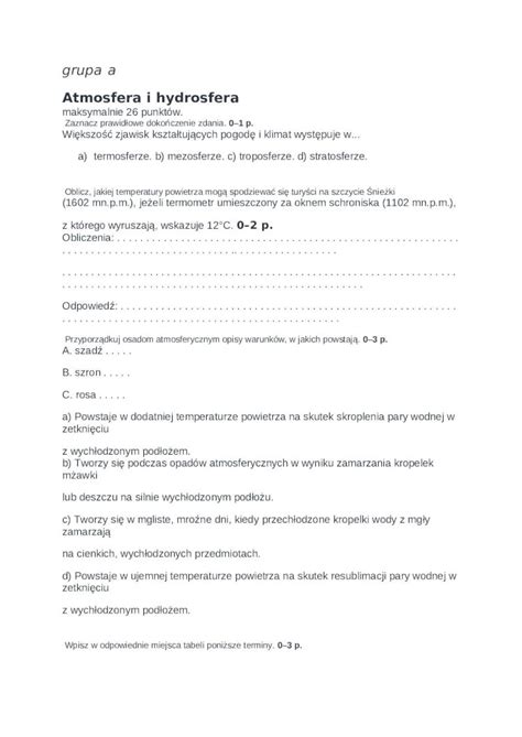 Docx Oblicza Geografii Sprawdzian Atmosfera I Hydrosfera Pdfslide Net