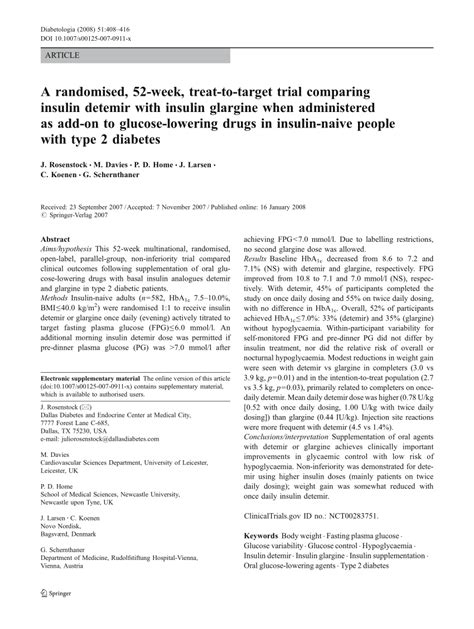 (PDF) A randomised, 52-week, treat-to-target trial comparing insulin ...