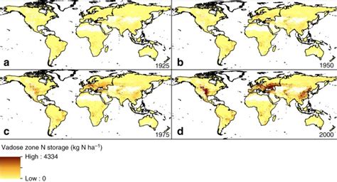 Global Patterns Of Nitrate Storage In The Vadose Zone Nature