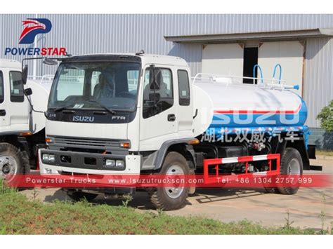 New Designed Isuzu Water Bowser Truck FTR 4x2 14000L Water Tank Trucks