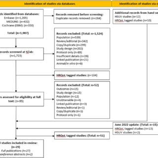 PRISMA Flow Diagram EBM Evidence Based Medicine HRQoL Health Related