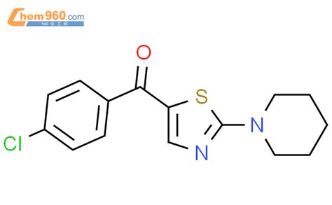 838841 10 4 Methanone 4 Chlorophenyl 2 1 Piperidinyl 5 Thiazolyl