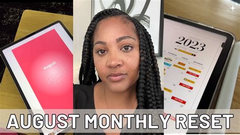 August Monthly Reset Routine Budgeting Reflections Favorites