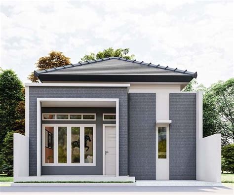 Rumah Minimalis 7x10 Tampak Depan