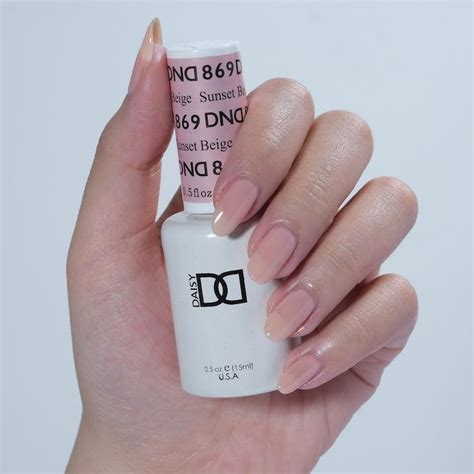 Dnd Daisy Gel Duo Sunset Beige 869 Gel Nails Nail Polish Dnd Gel