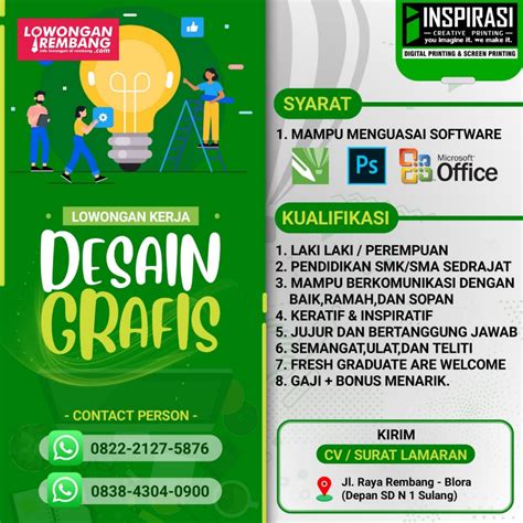 Lowongan Kerja Desain Grafis Inspirasi Rembang